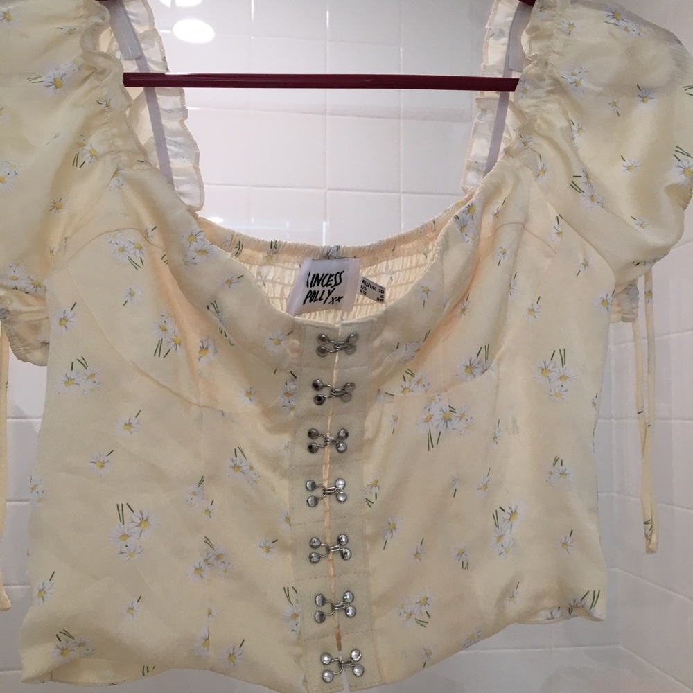 Princess Polly ALLYSON TOP YELLOW - Picture 10 of 15